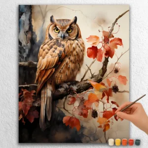 Incendio boschivo autunnale di Owl Fall