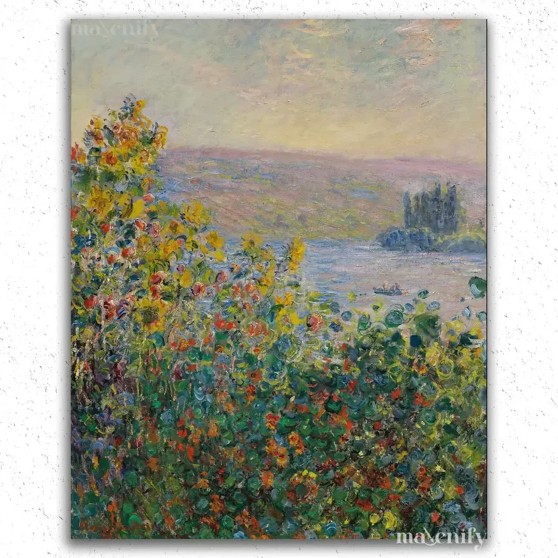 Blumenbeete in Vétheuil (1881)