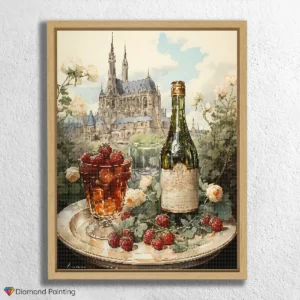 Wein und Beeren in Frankreich