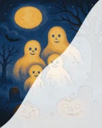 Friendly Ghosts in Misty Graveyard_front_paint-by-numbers_webp