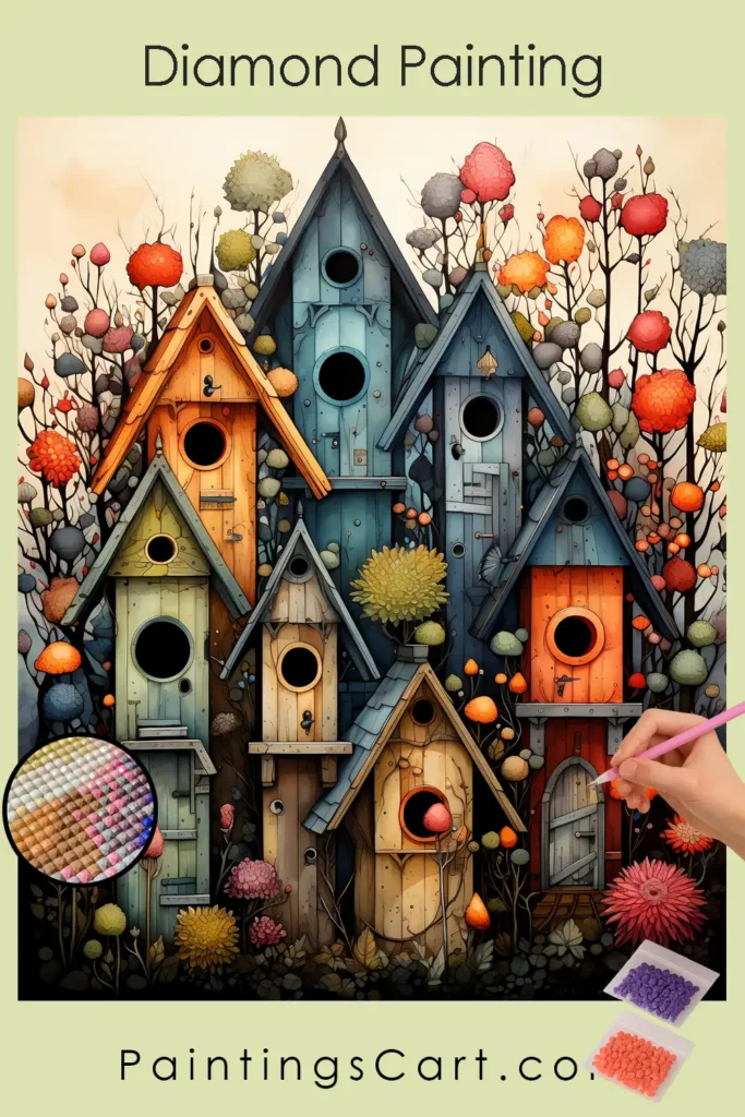 Colorful Houses in Spring 1 Colorful Houses in Spring