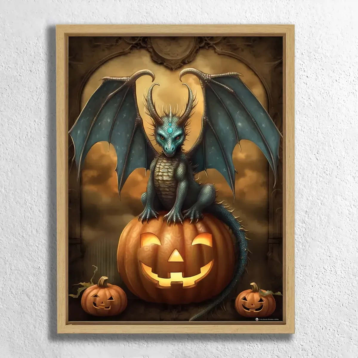 Bone Dragons Skat - Gotisk Halloween Lærred 1 Halloween Dragons (22)_floatver_paint-by-numbers_webp