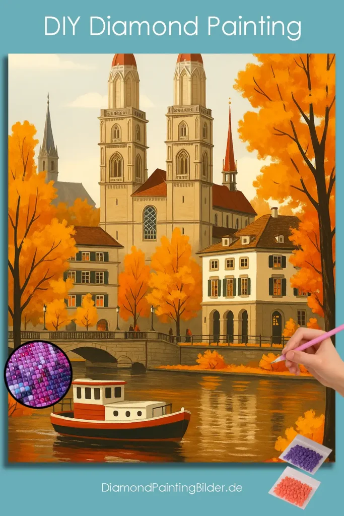 Brillo Otoñal en el Grossmünster de Zurich 1 Herbststimmung_am_Grossmunster_in_Zurich