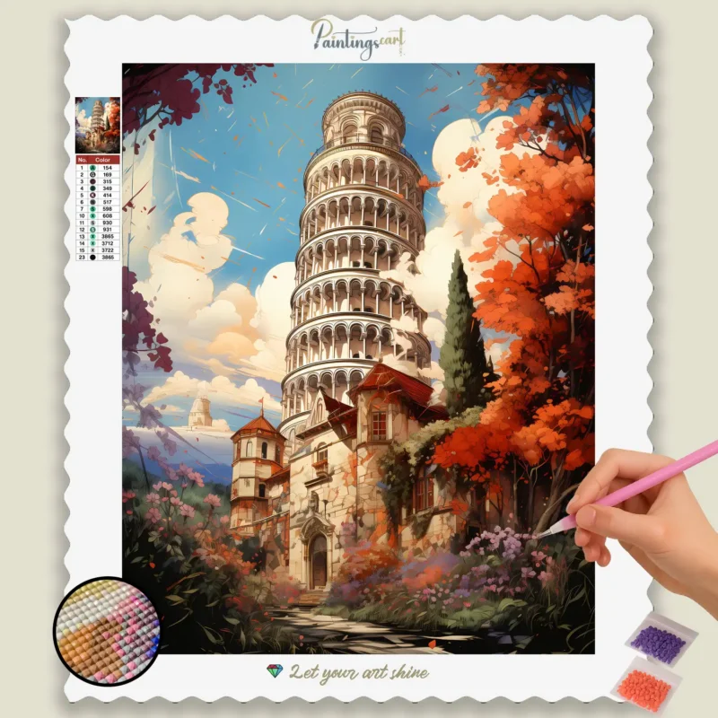 Pisa Tårn Historiske Vidunder