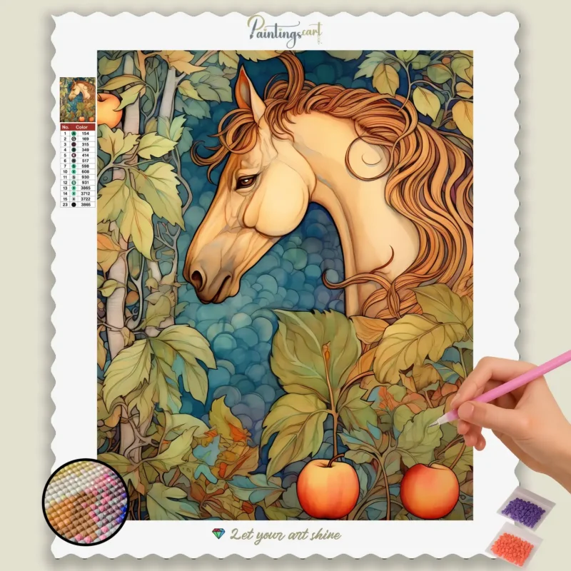 Horses_Diamond_Painting_Paint_by_Numbers__231962_base-diamond-painting-paintingscart Fantastiska Vita Hästen