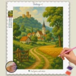 Idyllic_Village_by_the_Castle