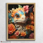 Dragón Kawaii Colorido