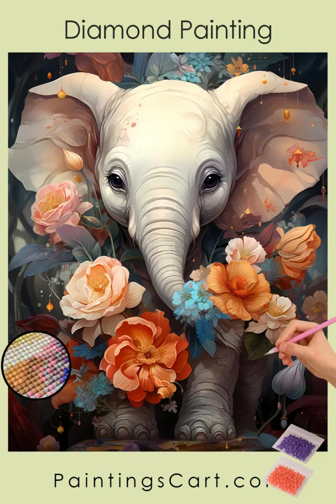 Niedlicher Elefant Kawaii