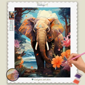 Elefante sulla spiaggia