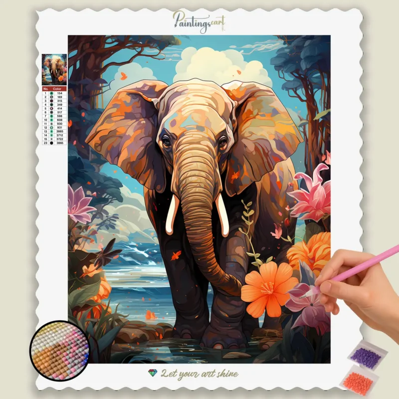 Elefante sulla spiaggia