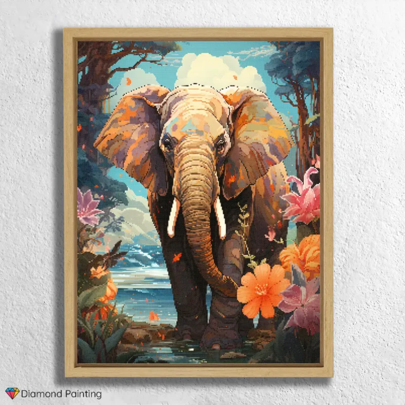 Elefante sulla spiaggia