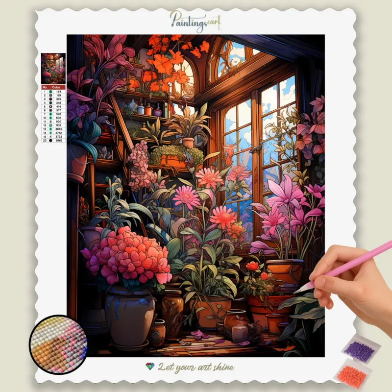 Mysig Inomhus Trädgård