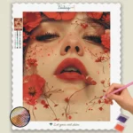 Kawaii Bloemen en Meisje