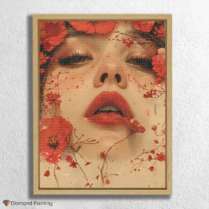 Kawaii Bloemen en Meisje