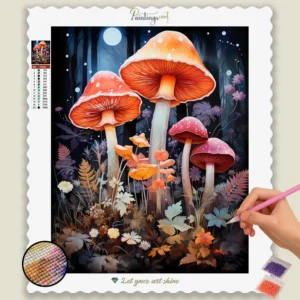 Diamond Painting Kits: 5D Diamond Art & Custom Kits | PaintingsCart 11 Kawaii Mushrooms