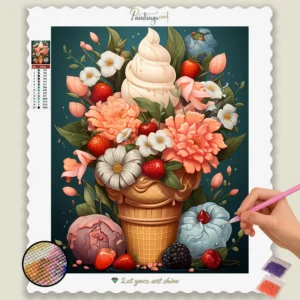 Kawaii Spring Ice-cream