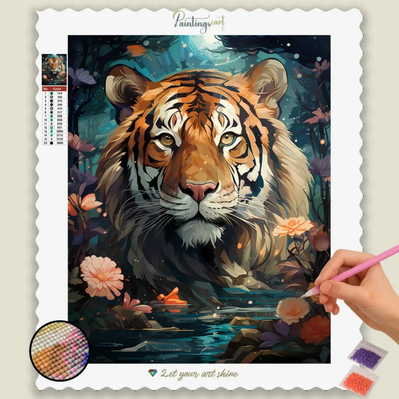 Kawaii_Travel_472732_base-diamond-painting-paintingscart Tigre Kawaii