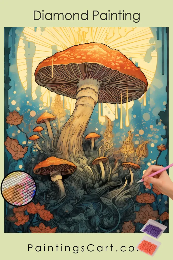 Colorful Mushrooms 1 Bunte Pilze