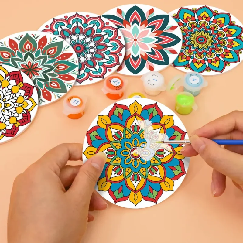 Sottobicchieri Personalizzati Mandala Art Fai Da Te