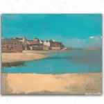 Stad nära havet Odilon Redon