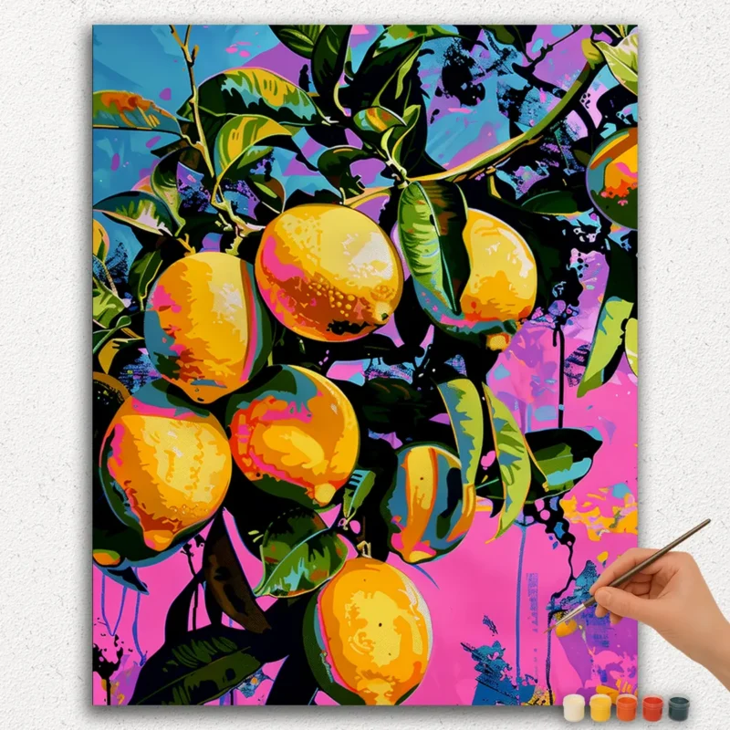 Paint-By-Numbers-DIamond-Painting-Ver-JPE-18 Juicy Fruits - Paint by Numbers