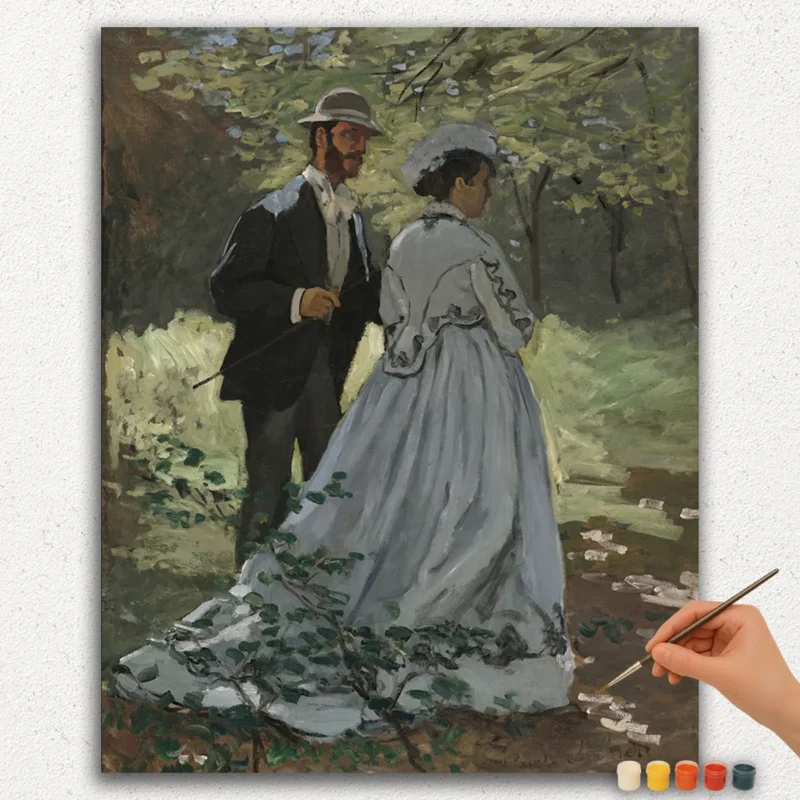 Paint-By-Numbers-DIamond-Painting-Ver-JPE-2 Bazille and Camille - Paint by Numbers