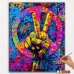 Peace - Verf op Nummers