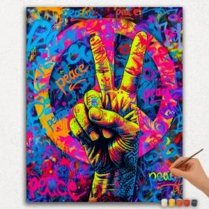 Diamond Paintings and Paint by Numbers 30 Peace - Paint By Numbers