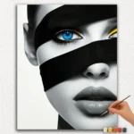 Die Schöne Frau Malen nach Zahlen