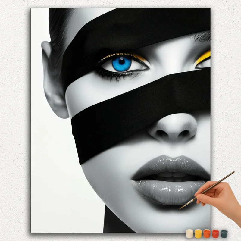 Die Schöne Frau Malen nach Zahlen