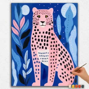 Leopard - Malen nach Zahlen