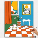 Dining Table - Paint by Numbers