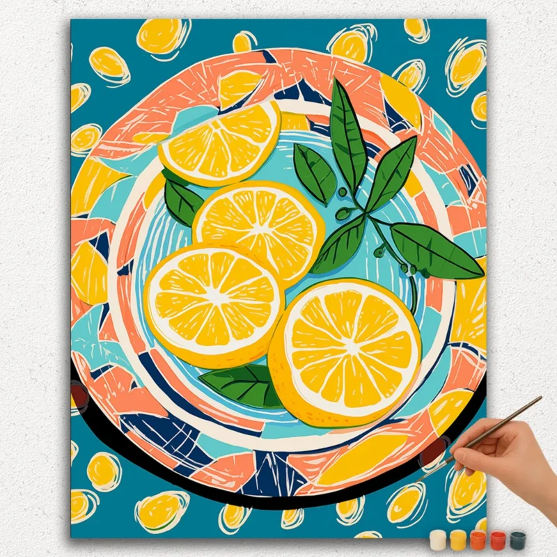 Juicy Lemons - Peinture par Numéros