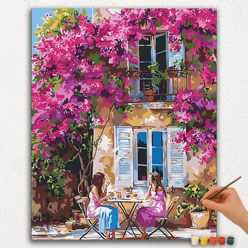 Flowers Over the House