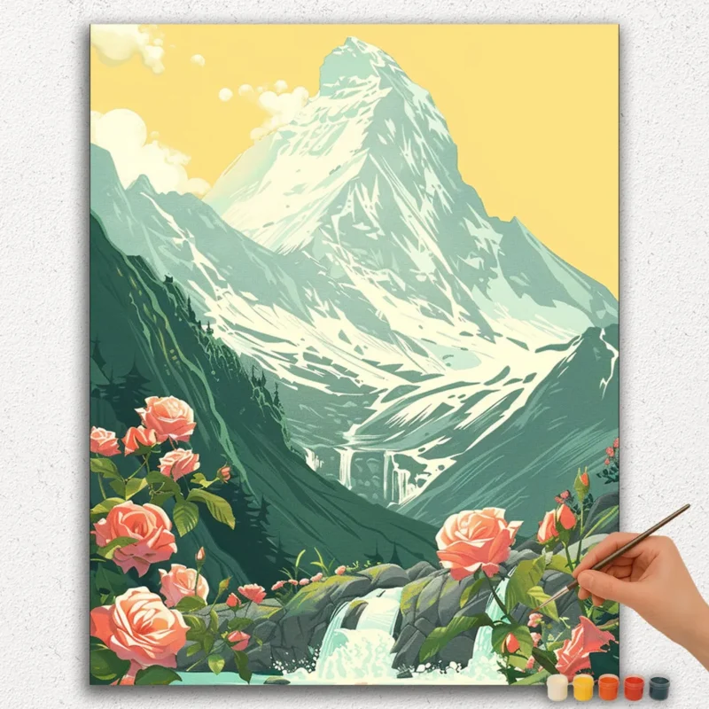 Flores y Montañas Blancas