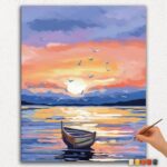 Soluppgång Till Havs