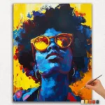 Die Frau Abstrakte Kunst