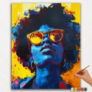 Die Frau Abstrakte Kunst