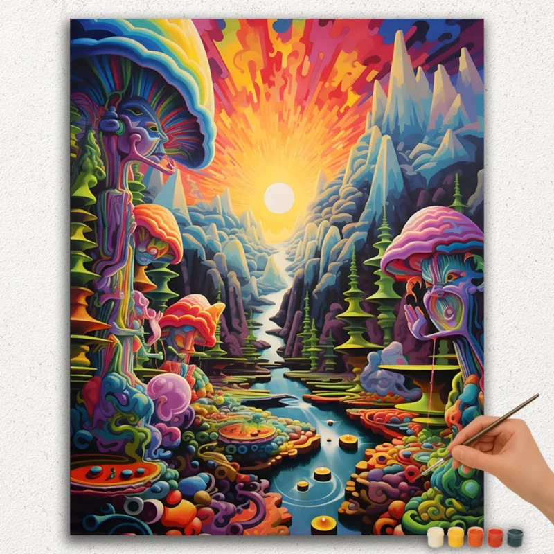 Pintura por números - Pintura de diamantes - Ver PNV-277 Un Nuevo Mundo