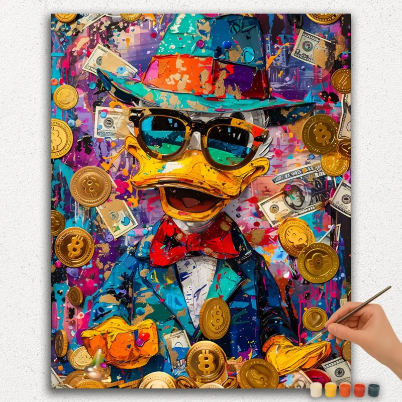 Peinture par numéros - Diamant - Version PNV-297 Le Canard