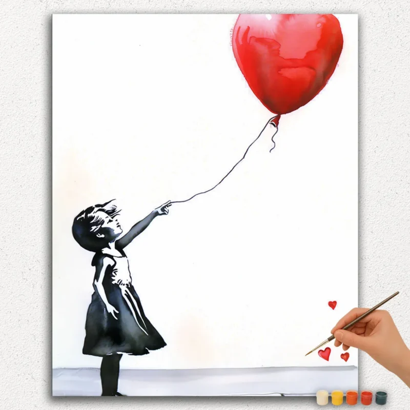 Peinture-à-Numéros-Diamant-Peinture-Ver-PNV-311 À la poursuite de rêves