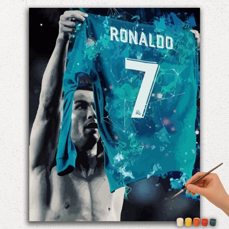 Paint-By-Numbers-DIamond-Painting-Ver-PNV-55 Nummer 7 Ronaldo
