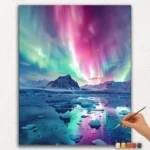 Colorful Aurora Borealis