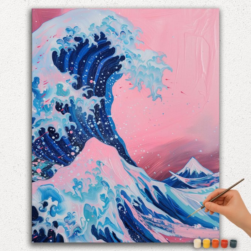 Paint-By-Numbers-DIamond-Painting-Ver-PNV-7 The Waves