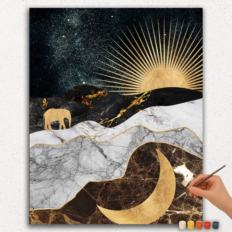 Soleil, Lune et Montagnes