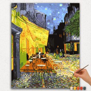 Best Paint by Numbers Kits for Adults and Kids 81 The Cafe - Dipingi per Numeri