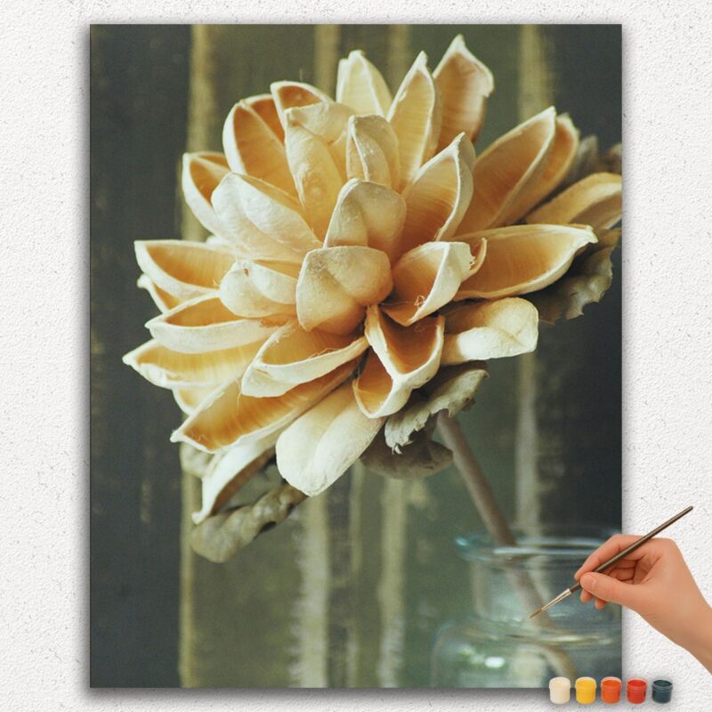 Paint-By-Numbers-DIamond-Painting-Ver-jpgg-305 Lyserød Blomst