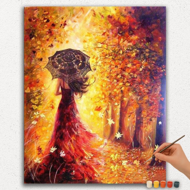 Paint-By-Numbers-DIamond-Painting-Ver-jpgg-38 Girl in Autumn
