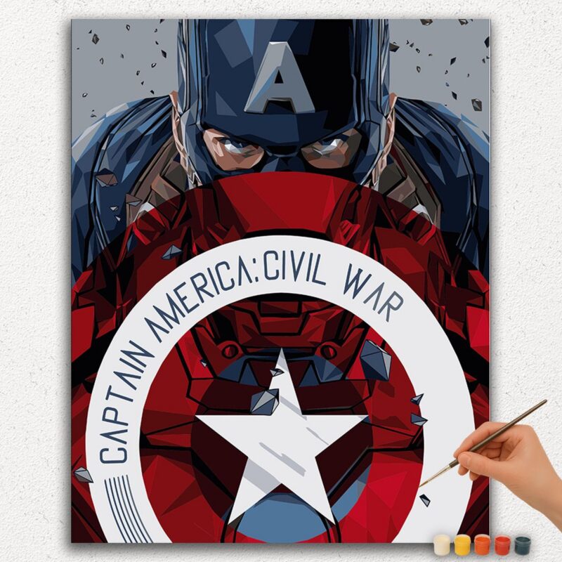 Paint-By-Numbers-DIamond-Painting-Ver-jpgg-41 Captain and Shield