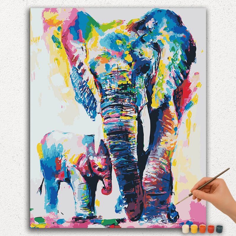 Male-efter-numre-diamant-maling-ver-jpgg-43 Mors Kærlighedselefant